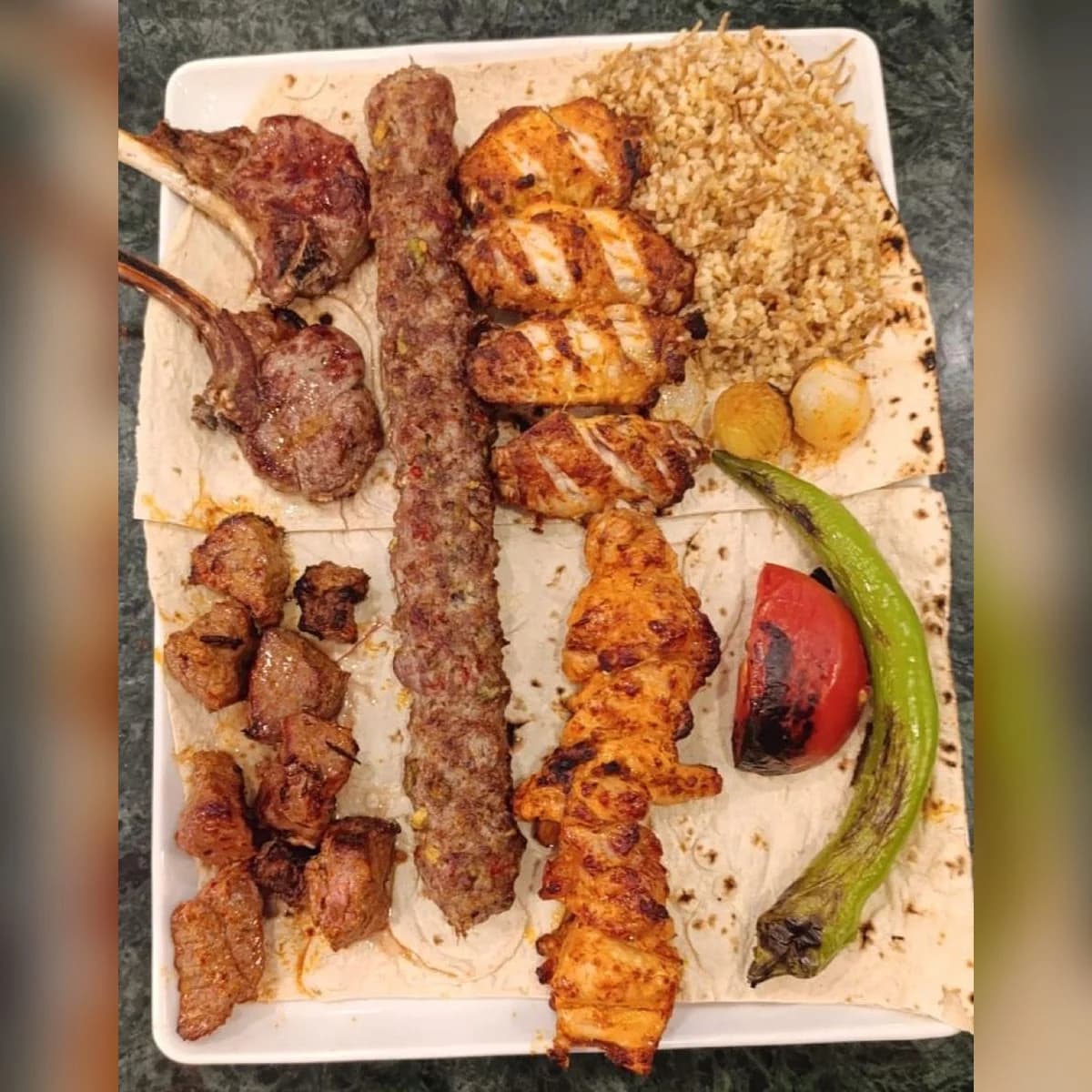 Karışık Kebap (Tavuklu)