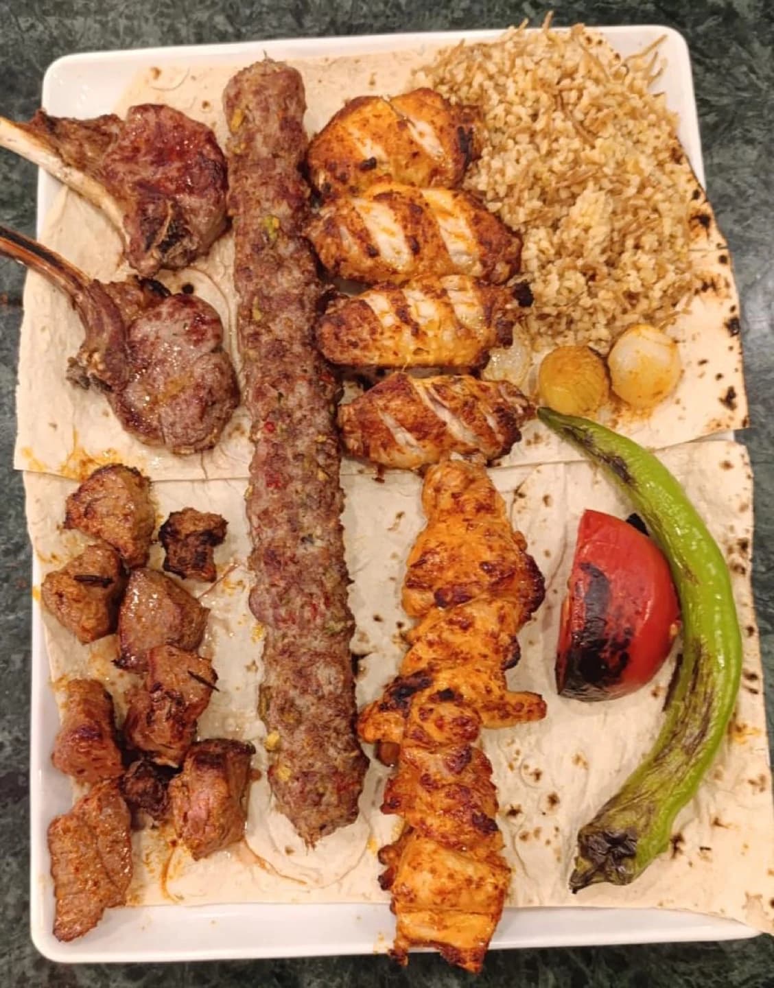Karışık Kebap (Tavuklu)